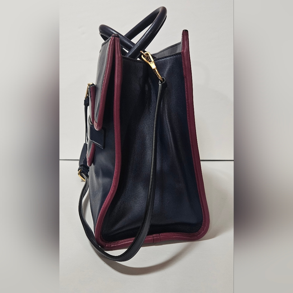 Marc Jacobs Blue Leather Madison Tote - Picture 3 of 8